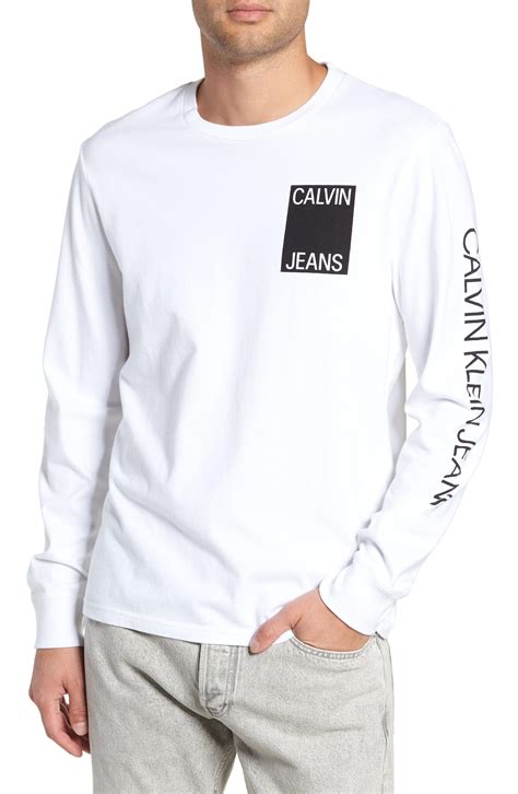 cheap calvin klein t shirt mens|calvin klein long sleeve men.